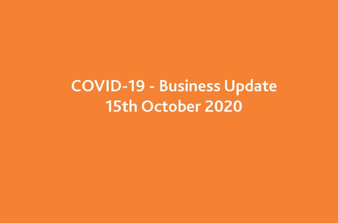 Area Guide COVID-19 UPDATE – 15TH OCTOBER 2020